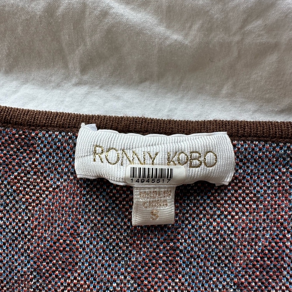Ronny Kobo Collection Multicolor Diamond Crop Top - Picture 4 of 7